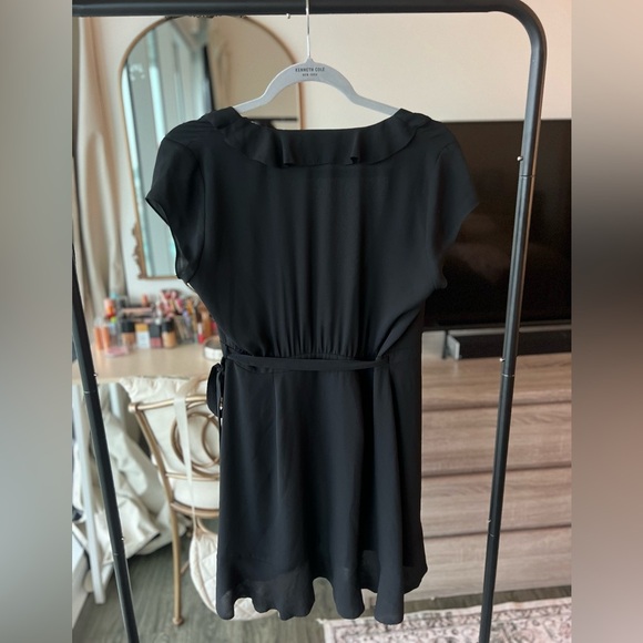 Aritzia Savoy Black Ruffle Mini Dress - Picture 5 of 5